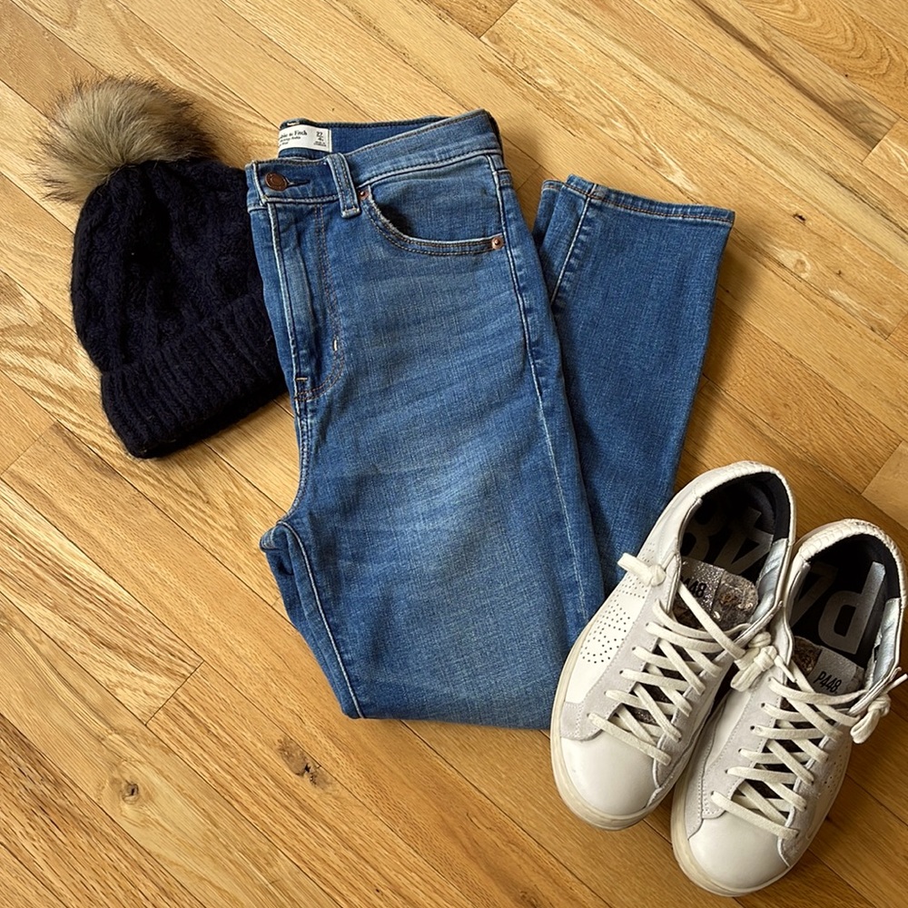 Abercrombie Super Skinny Ankle High Rise